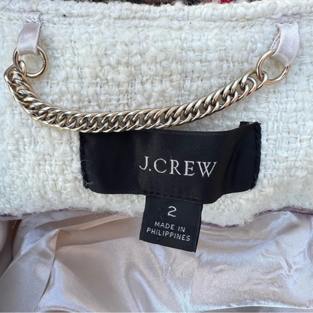 J. Crew Cream and Black Louisa Lady Jacket - Picture 10 of 15